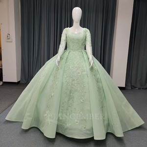 Lsany217 Green Quinceanera Dresses Ball Gown <b>Sweet</b> 16 Vestidos De 15 Anos Applique Lace Tulle Birthday Jancember - Product Image 2
