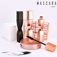 Mascara de luxe maquillage imperméable 3d 4d Mascara cils noir Logo personnalisé Mascara végétalien