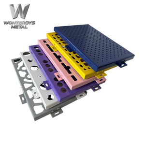 <span class=keywords><strong>Plafond</strong></span> en aluminium perforé, panneau en métal découpé au laser CNC, alliage d'aluminium ignifuge, <span class=keywords><strong>plafond</strong></span> à lamelles extensibles pour l'intérieur - Product Image 5