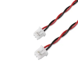 Personalizado JST arnés de cables 24AWG conjunto de cable de alambre trenzado