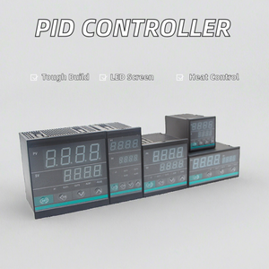 ตัวควบคุมอุณหภูมิแบบดิจิตอลอัจฉริยะ PID พร้อมจอแสดงผล LED  รองรับหลายอินพุต K E J PT100  รีเลย์ SSR แบบสองเอาต์พุต  ใช้ไฟ AC 220V 24V - Product Image 2