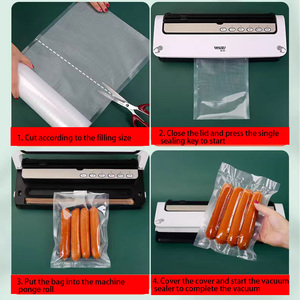 رولات أكياس تغليف بلاستيكية من النايلون مفرغة من الهواء ومزخرفة ومخصصة للبيع بالجملة، رولات أكياس منقوشة محكمة الإغلاق بالحرارة ومناسبة للمواد الغذائية - Product Image 3