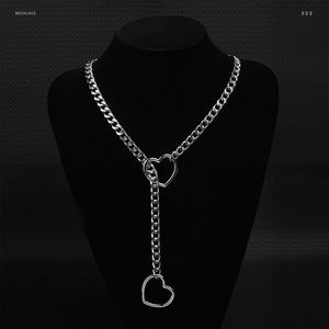 Collier de traction en chaîne métallique Punk Love, accessoires de sexe SM pour adultes, accessoires d'entraînement essentiels pour les serviteurs masculins BDSM - Product Image 4