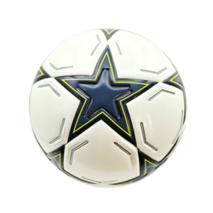 Palloni da Calcio Termosaldati Personalizzati a Cinque Stelle Taglia 5 in PU per Allenamento o Partite all'Aperto - Product Image 1
