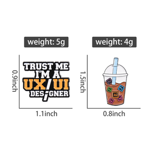 All'ingrosso, fidati di Me, sono un <span class=keywords><strong>ingegnere</strong></span>, spille con smalto, simpatico cartone animato, spille <span class=keywords><strong>per</strong></span> cani, con risvolto, gioiello, <span class=keywords><strong>regalo</strong></span> <span class=keywords><strong>per</strong></span> gli amici - Product Image 6
