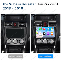 Autoradio GPS Android 10 2 Din 9 pouces pour Subaru Forester 2013-2018 CarPlay 4G WiFi BT USB Système multimédia