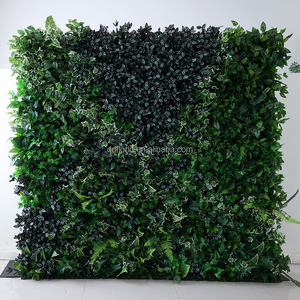A51 Enrollar flores de boda 5D Hierba verde artificial Pared Rosa Flor Fondo Pared Bosque Flor artificial Pared para boda - Product Image 6