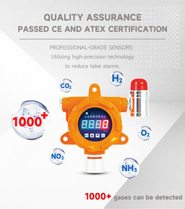 Détecteur de CO2 fixe DUOTESI, 500+ gaz, haute précision, longue durée de vie, 4-20mA/RS485, pour raffinerie/industrie chimique/chaudière/station-service/atelier de peinture - Product Image 1