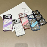 Étui de téléphone Lichicase de luxe avec cadre électro-plaqué, motif papillon et fleurs, pour Honor 600 600 Pro Play 60A, coque arrière transparente