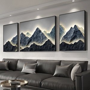 Vendita calda decorazione murale pittura camera da letto pittura sul comodino moderno soggiorno divano sfondo - Product Image 1