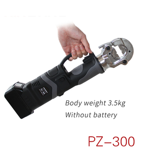 Outil de sertissage de câbles hydraulique sans fil PZ-300 18V, 60kN, alimenté par batterie, écran LCD, <span class=keywords><strong>pince</strong></span> de pressage de bornes de câbles - Product Image 3