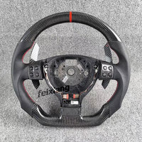 Volant sport FEIXIANG amélioré en fibre de carbone à trois branches pour Volkswagen Passat B6 et Jetta (Modification)