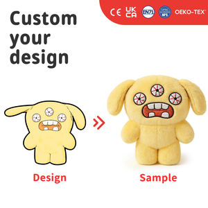 Nouvelle conception personnalisée : Jouet en peluche monstre rigolo et couineur, animal en peluche mignon et unique, respectueux <span class=keywords><strong>de</strong></span> <span class=keywords><strong>l</strong></span>'environnement, avec votre logo personnalisé - Product Image 1