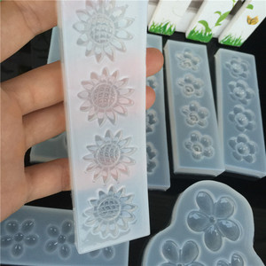 Flores de encaje de silicona <span class=keywords><strong>Fondant</strong></span> moldes para hornear pastel de Chocolate decoración resina epoxi joyería hacer moldes - Product Image 5