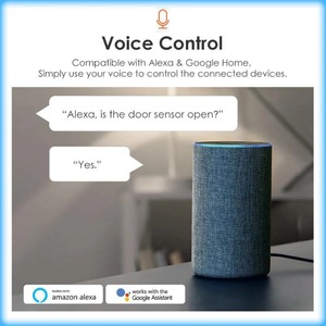 Sensore per porte finestre WiFi Tuya <span class=keywords><strong>Kit</strong></span> sistema di allarme per la casa intelligente a basso consumo di energia funziona con Alexa e Google Home APP Smart Life - Product Image 3