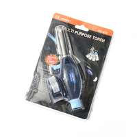 Chalumeau de cuisine portable électrique haute température 800-2000°C à micro-flamme (acétylène/propane) coupe-vent pour aliments 6061