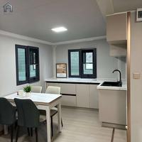Casa Contenedor Expandible de 20 pies/40 pies, Casa Modular Prefabricada de Lujo con 3 Dormitorios, Estructura de Acero, Casa Móvil Pequeña en Venta