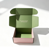 Boîtes d'expédition en carton ondulé imprimé avec logo personnalisé, recyclables
