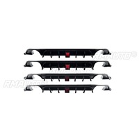 Pour Volkswagen Golf 7.5 Version Normale GTI 2017-2019, Kit Carrosserie Diffuseur de Pare-chocs Arrière, Protection de Pare-chocs