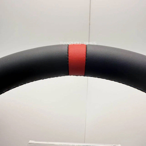 Volante Calefactable Personalizado de Cuero Completo y Alcántara para BMW G20 <span class=keywords><strong>330i</strong></span> X3 G01 540i G30 M550i X5 G05 G80 M3 G82 M4 M240i G42 Lci - Product Image 4