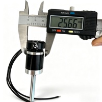 Boîte de vitesses CC miniature personnalisée PGM2004 12V à couple élevé 11,3 kgf.cm, arbre de 6 mm, avec moteur brushless 2004 pour composants robotiques