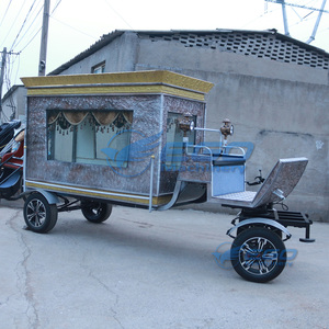 Carroza Fúnebre Eléctrica de Lujo Estilo Clásico Retro para Funerarias, Carroza de Ataúdes de Lujo con Tracción de Caballos para Transporte Especial - Product Image 3