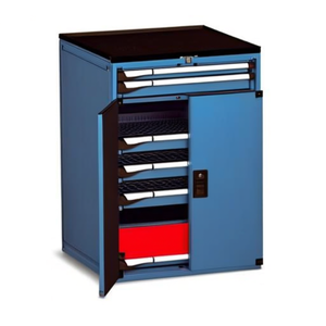 Armoire à tiroirs Fami Master Key Comfort C0-Eh=36x36, 5 tiroirs, 714x751x1023mm, rouge rubis Ral3003, rangement d'outils - Product Image 2