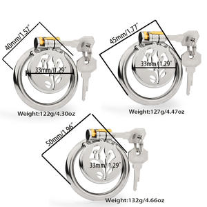 SEXBAY Mini Boy Şekercilik Kafesi Penis Kafesi SM Oyuncakları Şekercilik Kilidi Penis Halkası Yetişkin Seks Oyuncağı Geyler İçin - Product Image 5