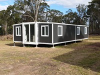 Maison modulaire préfabriquée Hua Hui/Cabine Porta/Casa, Australie Maison de conteneur extensible pliante de 20 pieds et 40 pieds à vendre.