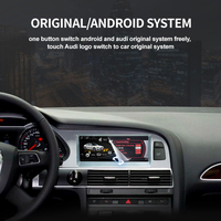 Pantalla de Coche 1DIN con Android 11 de 8 Núcleos, Reproductor de CD, Carplay para Navegación GPS, 2 Años de Garantía para Audi A6 C6 Q7 2005-2015