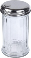 Distributeur de sucre en verre cylindrique, 5,5 pouces, écologique, compatible lave-vaisselle