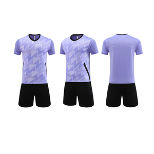 Kaos Sepak Bola Lengan Pendek Musim Panas Bernapas Model Oversize, Jersey Olahraga Gaya Boxy Fashion Kasual untuk Fans, 100% Poliester - Product Image 1