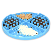 Bol à lécher pour oiseaux en silicone avec couleurs de logo personnalisées, mangeoire lente à ventouse, tapis à lécher carré anti-mastication
