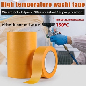 Nastro Adesivo Washi KUAHE 150C per Alte Temperature, Nastro per Pittori in Carta di Riso, Protezione PCB e Verniciatura Automobilistica di Precisione, Monofacciale - Product Image 2