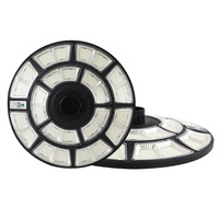 Lampe solaire de jardin UFO 300W 500W IP65 avec détecteur de mouvement, allumage automatique du crépuscule à l'aube, 360° °   Éclairage extérieur OEM ODM, petit MOQ, logo personnalisé
