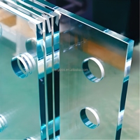 Fabricant chinois de verre trempé transparent haute résistance de 6 mm, 8 mm, 10 mm, 12 mm pour rideaux de salle de bain, murs, serres et décorations