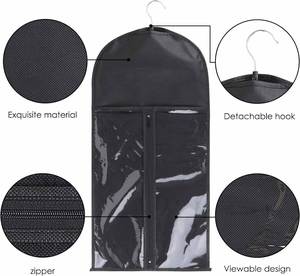 Custom LOGO Clear Wig Storage Hanger Bags <b>Suit</b> Case <b>Carrier</b> Package for Promotion - Product Image 4