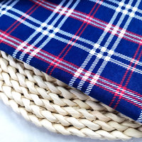 Baumwoll stoff kariertes Garn Flanell Plaid Stoff Lieferanten