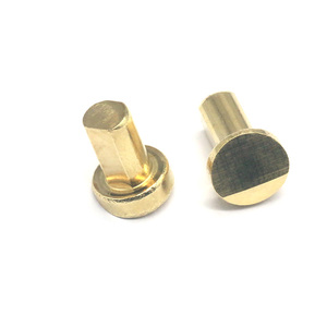 Chất lượng cao tùy chỉnh Đầu phẳng bằng đồng đinh tán rắn cho máy móc ốc vít từ nhà máy Trung Quốc - Product Image 2