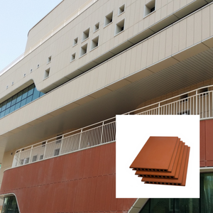 Système de revêtement mural extérieur en terre cuite ignifuge et écologique OEM pour façade d'hôtel - Product Image 4