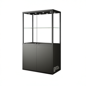 Vitrina para Museo de Hierro de 120x60x200 cm con Iluminación LED y Puerta de Vidrio - Product Image 1