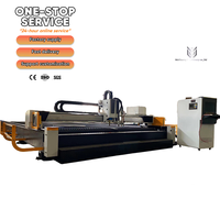 Machine de découpe laser plasma oxygène 3 en 1 de fabrication chinoise, découpeuse à portique haute précision pour tôles métalliques, prix d'usine