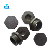 Raccord de tuyauterie en fonte noire pour radiateur de chauffage à eau, accessoires de chauffage, bouchon de radiateur, bouchon de purge, bouchon de purge de gaz