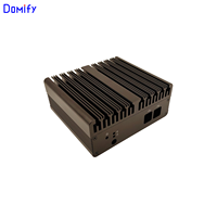 Boîtier PC Industriel Mini PC Fanless en Alliage d'Aluminium Couleur Personnalisée Extrudé ODM/OEM Intégré 120*120mm PCBA en Stock N12W