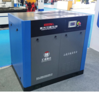 Compresor de Tornillo Sin Aceite de Alta Frecuencia y Alta Presión HuiTong XinDa, Motor para Corte Láser de 37kW PM VSD, Ahorro de Energía
