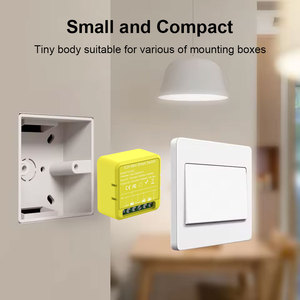 โมดูลสวิตช์อัจฉริยะ Tuya Zigbee ขนาดเล็ก 1 ช่อง ควบคุมผ่านแอปมือถือ สำหรับควบคุมไฟ - Product Image 3