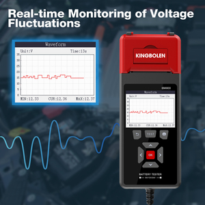 BM800 Autobatterie-<span class=keywords><strong>Tester</strong></span> mit Drucker 6V 12V 24V Batterie-Analysator Anlasstest & Ladetest - Product Image 6