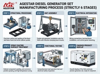 Geräuscharmer 16kW Einphasen-Dieselgenerator 1500 U/min AC-Ausgang Elektrostart Direkt ab Werk