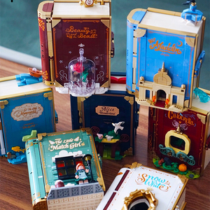 Nouveau Design conte de fées ville 3D livre Collection Puzzle assemblage blocs de construction livre décoration pour noël/cadeau d'anniversaire - Product Image 3