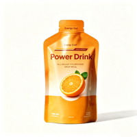 Sachets personnalisés en forme de bouteille de 5 ml, 10 ml, 15 ml pour aliments pour bébés, boissons, emballages liquides, gels énergétiques, boissons, bière (avec gravure)